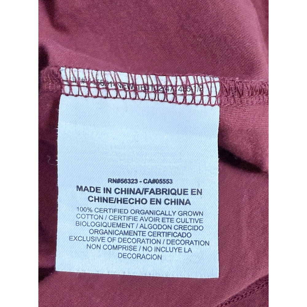 Nike NFL Washington Redskins V-Neck T-Shirt Women's S Maroon Athleisure Retro - Picture 6 of 10
